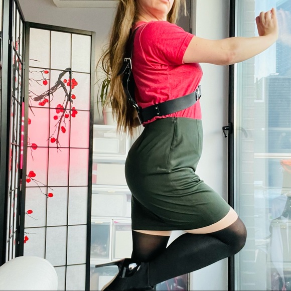 Woman’s Pantyhose Black Stockings Duo Textured High Waist Waistband ~30Den Thick - Picture 5 of 14